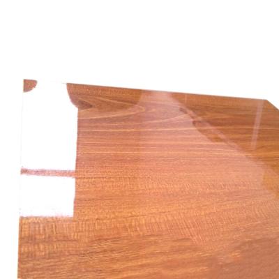 China High Gloss UV Coated Wood Grain MDF Board Moisture Proof for sale