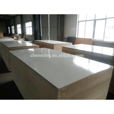 China Custom wholesale cheap moisture proof high gloss melamine white board for sale