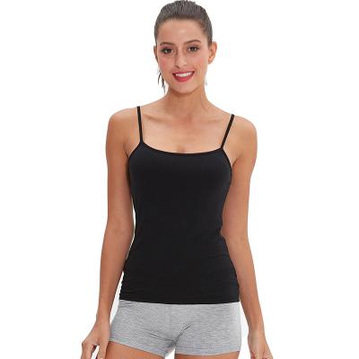 China High Quality Breathable Cotton Spandex Summer Woman Sleeveless Tank Top for sale