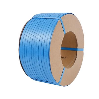 China Manual Packing Factory Supplier 5mm Polypropylene Strapping Material Blend Compound PP Fiber Pet Strap for sale