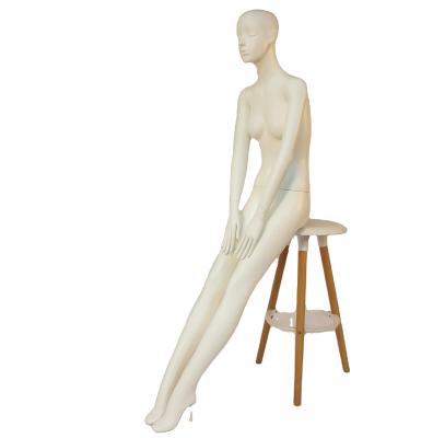 China US SIZE6 Leisure Mannequin For Sale , Fullbody Female Sitting Form for sale