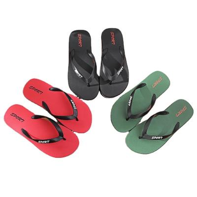 China Outdoor fashion trend and home simple men's fashion beach style flip-flops breathable slippers for sale