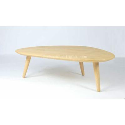 China Modern Custom High Quality Modern Wood Living Room Furniture Ash Wood Coffee Table for sale