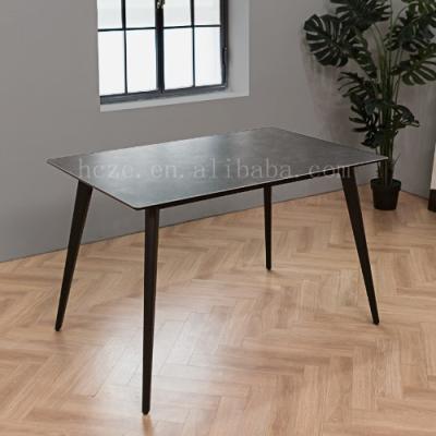 China High End Porcelain Ceramic Table Furniture Easy Clean Indoor Dining Table For Living Room for sale