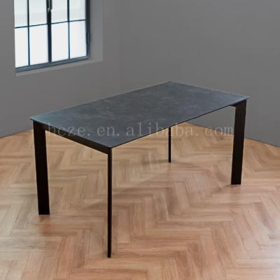 China Fashion heatproof ceramic table Morden furniture indoor dining table for living room for sale