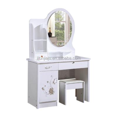 China (Size) Adjustable Cheap Price Bedroom Dresser Furniture With Chair for sale