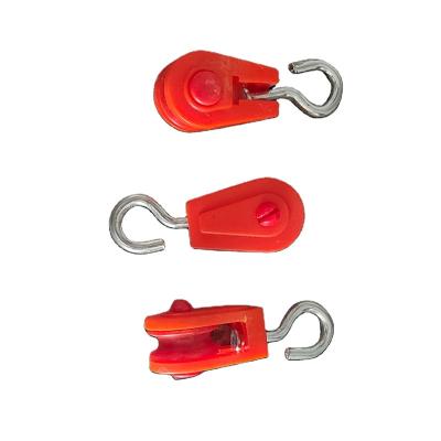 China Farms Manufacturer Price Nylon small pulley For Chicken Feeding Drinking Line for sale