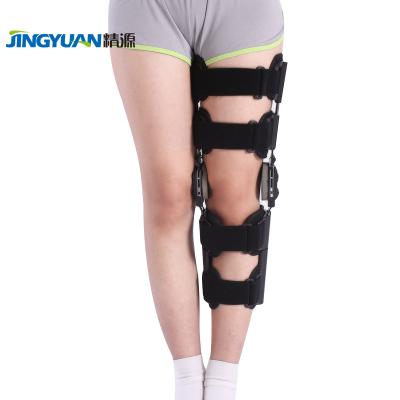 China Arthritis Osteoarthritis Office Knee Brace Adjustable Elasticity Breathable Medical Articulated Knee Brace Support for sale