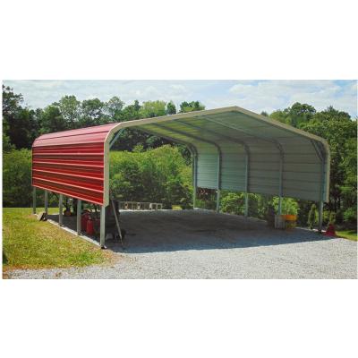 China Vertical or Horizontal Movable Cheap Prefab Car Garage Shelter Canopy Steel Structure Metal Portable Parking Lot For Sale for sale