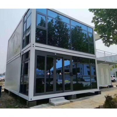 China Chinese Fabricated Steel Fabricated House Shipping Container House 40 Feet Container House Hose Deluxe for sale