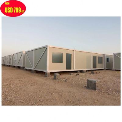 China Steel Fabricated Modern House 20ft Container House /foldable Container Homes Flat Pack Container for sale