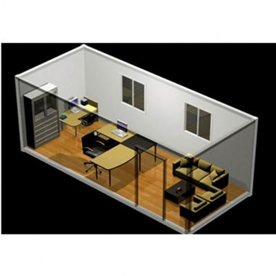 China Steel Fabricated Prefab House 2 Sandwich Panel Bed Room Bedroom Container House for sale