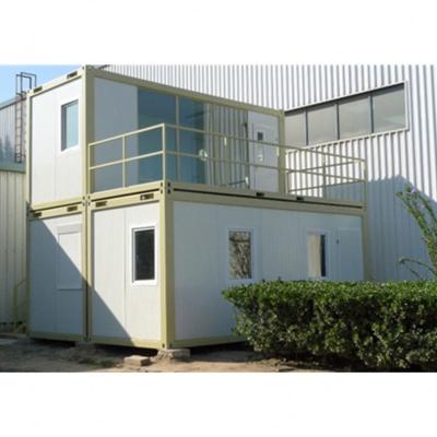 China Steel Fabricated Movable House Mandir Design For Two Bedroom Double Layer Container Home Sale for sale