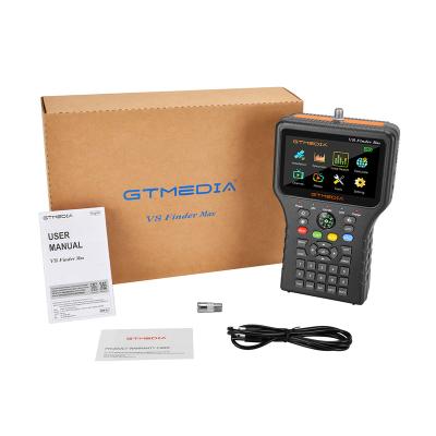 China Original Factory Gtmedia V8 Max Finder 4.3 Inch 123*204*45mm Handheld TFT Screen H.265 Digital Satellite Finder Gtmedia v8 Max Finder for sale