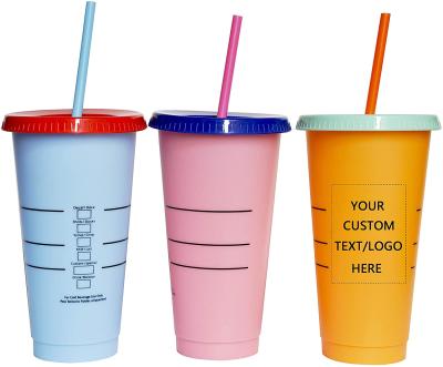 China Custom Viable White Cold-Hot Plastic Tea Coffee Color Changing Sublimation Mug for sale