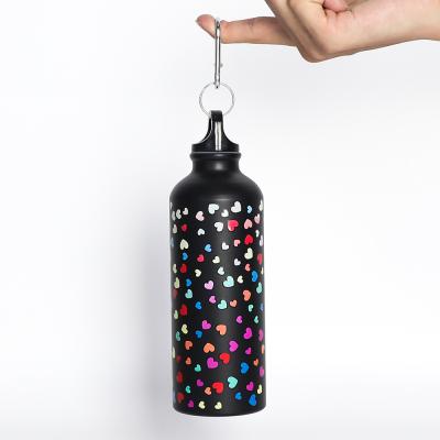 China Sustainable Reusable Luxury Designer Bike Gym School Custom Metal Color Changing Aluminum Water Bottle for sale