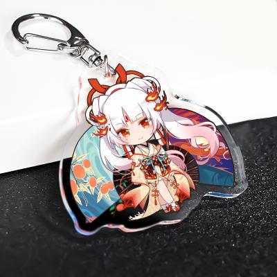 China Custom Wholesale Anime Cartoon Anime Keychains Acrylic Epoxy Charms Shoe Gifts For Exquisite Character for sale