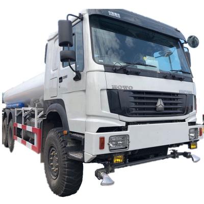 China SINOTRUK HOWO 6X6 WATER TANKER TRUCK 290HP 18CBM WITH SPRINKLERS ZZ1257N4647C 11 - 20T for sale