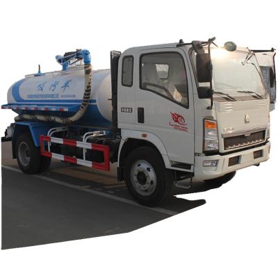 China SINOTRUK HOWO 4X2 116HP 3CBM VACUUM TANKER TRUCK MODEL ZZ1047D3414C145 3000L for sale