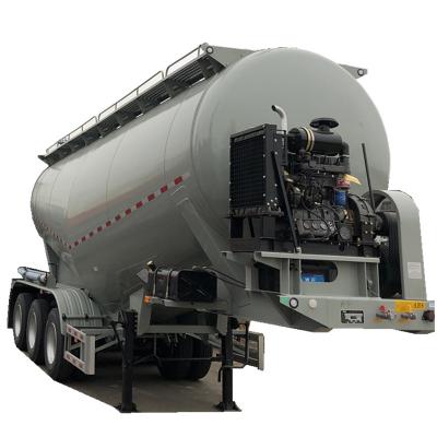 China Hot Sale Carbon Steel THREE-AXLE 38M3 CEMENT TANKER TRAILER for sale