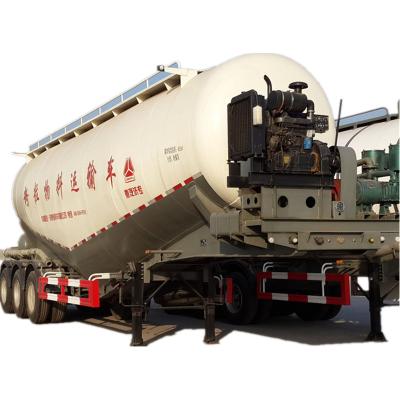 China Carbon Steel Three-axle 45m3 Cement Tanker Semi-Trailer HK9453GSN for sale