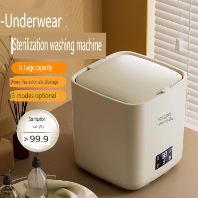 China Hotel Best-selling quality household small washing machine cheap multi-function dehydrator mini pantyhose automatic washing machine for sale