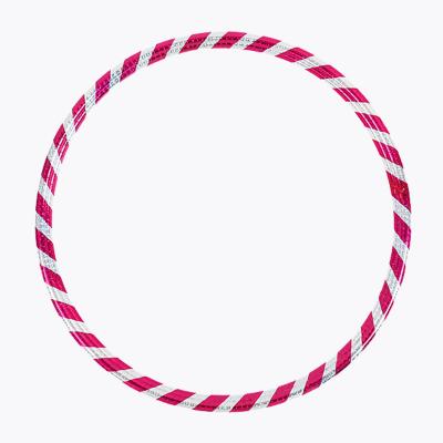 China BELLY 19mm two-color gymnastics circle training circle kindergarten performance ribbon laser children's hula hoops size full for sale