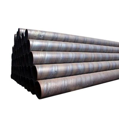 China Fluid Pipe Good price Large Diameter 12-25m  SSAW Welded Carbon spiral submerged arc pipe For Oil Pipeline Construction for sale