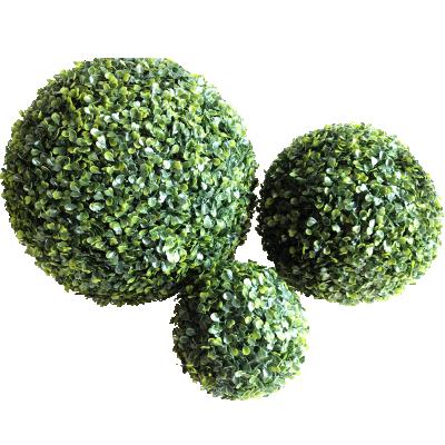 China Country Factory Sale Artificial Boxwood Grass Ball Boxwood Ball Topiary Bola de Topiaria for sale