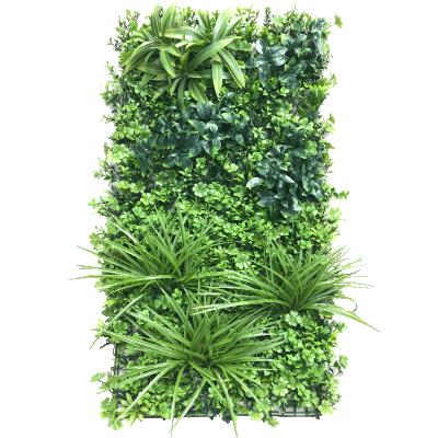 China Gardening showcase exterior green wall of beautiful plastic artificial plants for sale