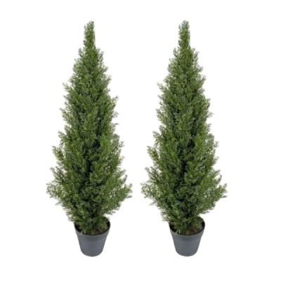 China Gardening Introduce High Quality Large Artificial Decorative Cedar / Cypress Tree For Sale for sale