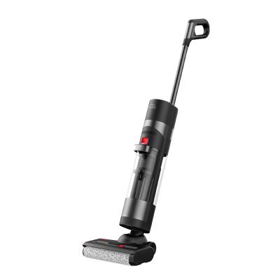 China Hotel Cordless Handheld Electric Floor Washer Wet And Dry Vacuum Cleaner With Self-Cleaning Roller for sale