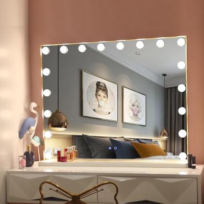 China High quality Hollywood lit make up mirror three colors white light warm light natural light can touch the screen to adjust their f for sale