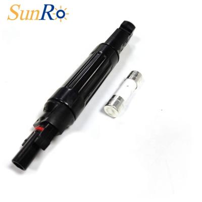 China SunRo Solar Power System DC 1000V 10A 15A 32A PV Fuse Link PV Fuse Connector 10*38mm for sale