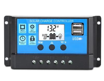 China SunRo 12V /24V/48v 10A/20A/30A Solar Solar Controller PWM Controller Manual Pwm Charge for sale