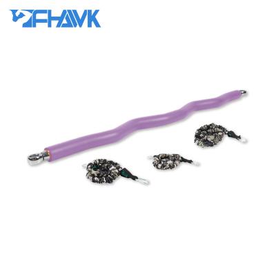 China PORTABLE STEEL+SBR+LATEX+NYLON S BAR FITNESS SYSTEM EXPANDER RESISTANCE SET for sale