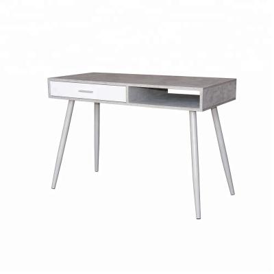 China Factory Price Adjustable Metal Frame Computer Desk Modern (Height) Office Table With Drawers for sale