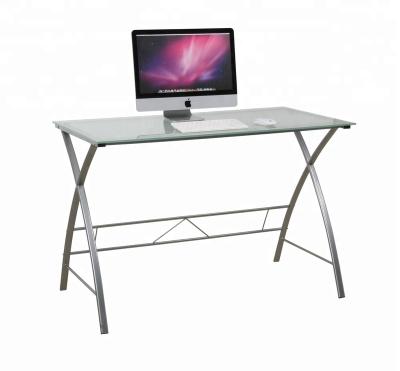 China Table Top Regular Modern Executive Design Office Desk Glass Desk for sale