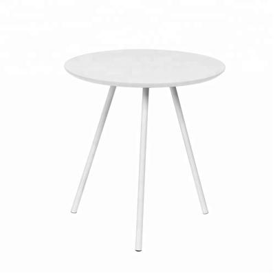 China Regular Cheap Metal Frame Corner Table Living Room Furniture Small MDF Table for sale