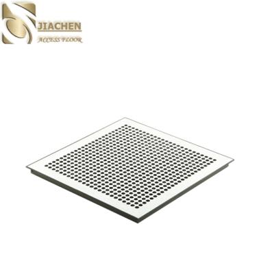 China The ventilation rate of the floor is 20%~45% perforated raised floor air circulation panel ventilated steel panel for sale