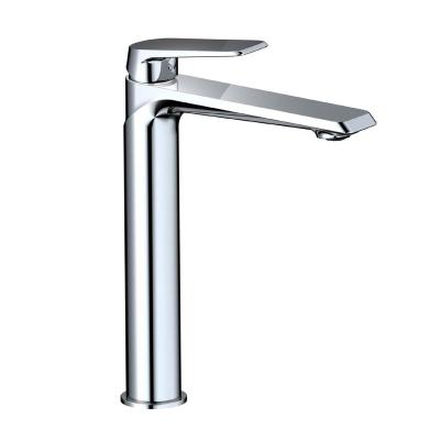 China Hign Contemporary Quality Modern Lavatory Chrome Deck Mounted One Hole Bathroom Basin Mixer Taps Faucets for sale