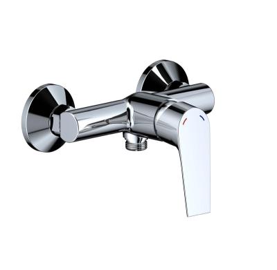 China With Sliding Bar Faucets Manufacturer Single Handle Brass Shower Mixer Faucet Exposed Bathroom Shower Faucet for sale