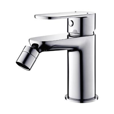 China Contemporary Brass Single Lever Handle Economical Zinc Body Bathroom Sanitary Faucet Mixer Tap for sale