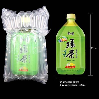 China PE Height 21cm Perimeter 32cm Air Column Inflatable Bag Wine Bottle Envelope Bag Anti-pressure Shock Mail Protective Pouch for sale