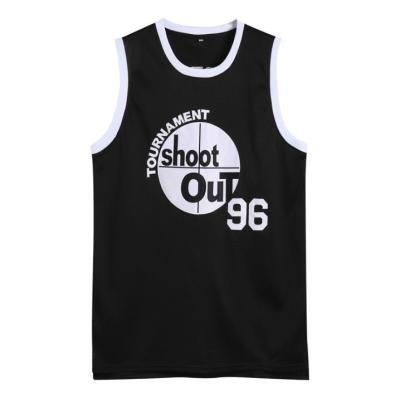 China Breathable Vest Team Uniforms Men's Tank Tops Retro Antibacterial Embroidered Men's Basketball Tank Tops Uniforms for sale