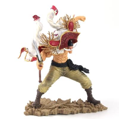 China Funny Action Figure Collectable Model Decorations Doll Toys For Children Anime PVC Fight Version One Piece Figure Edward Newgate for sale