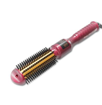 China Ceramic Professional Portable Electric Fluffy Curling Iron Anti Scalding Comb for sale