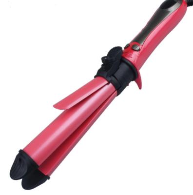 China Dry Hair 2 in 1 Tools Hot Curling Iron with LCD Display Hair Full Automatic Ceramic Curling Iron for sale