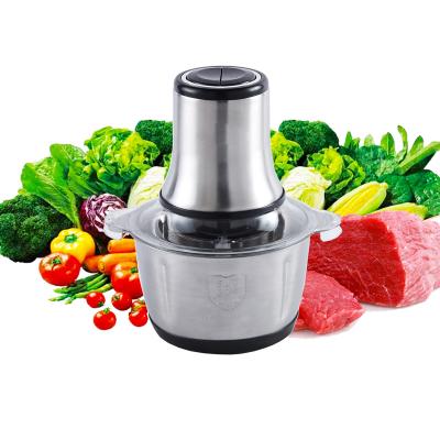 China High efficiency Stainless Meat Grinder Low Price Wholesale Vegetable Importers Household New Design Good Small Size 2L Plastic Chopper 3L for sale