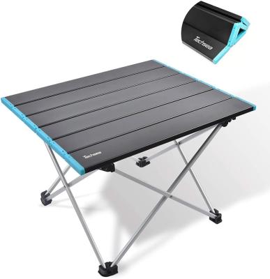 China Ultralight Aluminum View Up Portable Folding Camping Table Desk Roll For Outdoor Picnic Party BBQ BBQ CM-20210608001 for sale